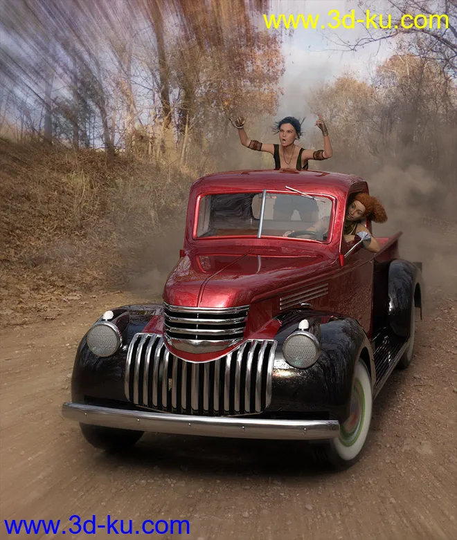 Orestes Iray HDRI Environment - Lonely Road模型的图片8