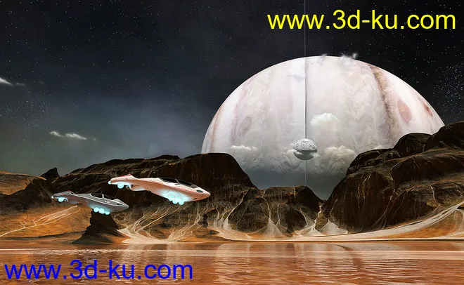 Orestes Iray HDRI Skydomes - Erupiter模型的图片8