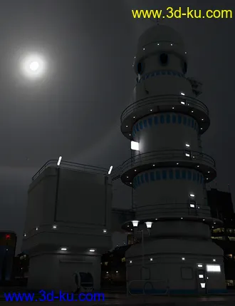 3D打印模型Orestes Iray HDRI Skydomes - Winter Moon的图片