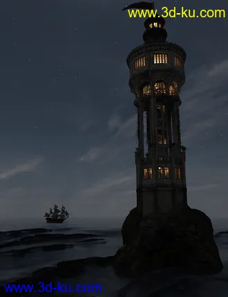 3D打印模型Orestes Iray HDRI Skydomes - Winter Moon的图片