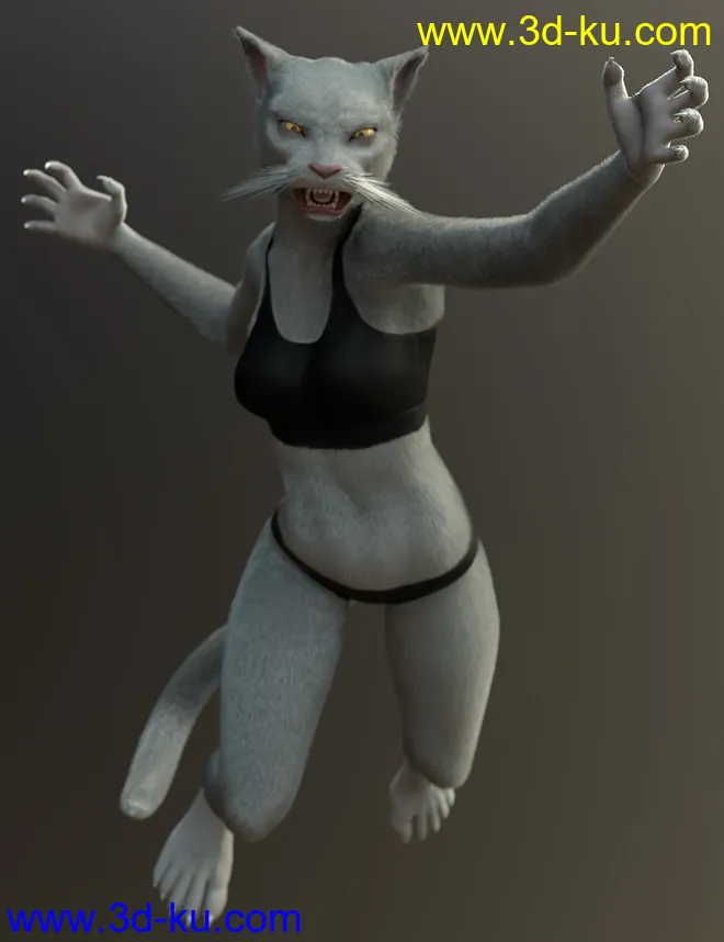 OsoDreamer's FelineFolk for Genesis 8 Female模型的图片1