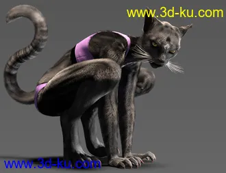 3D打印模型OsoDreamer's FelineFolk for Genesis 8 Female的图片