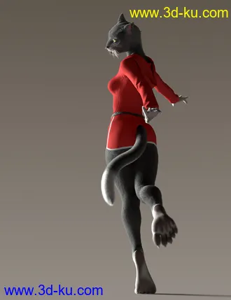 3D打印模型OsoDreamer's FelineFolk for Genesis 8 Female的图片