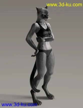 3D打印模型OsoDreamer's FelineFolk for Genesis 8 Female Addon的图片