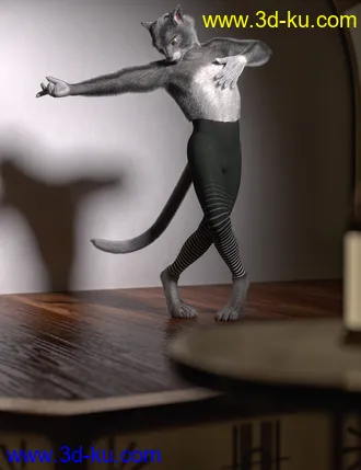 3D打印模型OsoDreamer's FelineFolk for Genesis 8 Male的图片