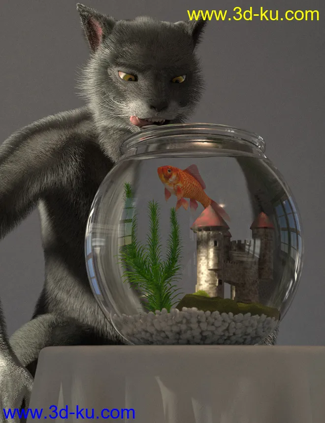 OsoDreamer's FelineFolk for Genesis 8 Male模型的图片6