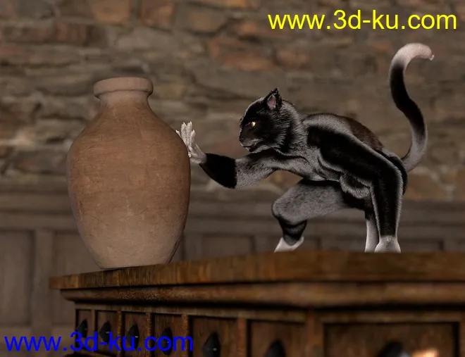 OsoDreamer's FelineFolk for Genesis 8 Male模型的图片7