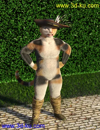 3D打印模型OsoDreamer's FelineFolk for Genesis 8 Male Addon的图片