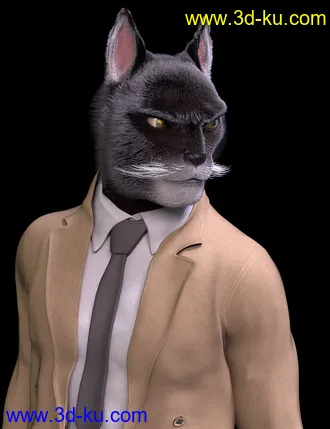 3D打印模型OsoDreamer's FelineFolk for Genesis 8 Male Addon的图片