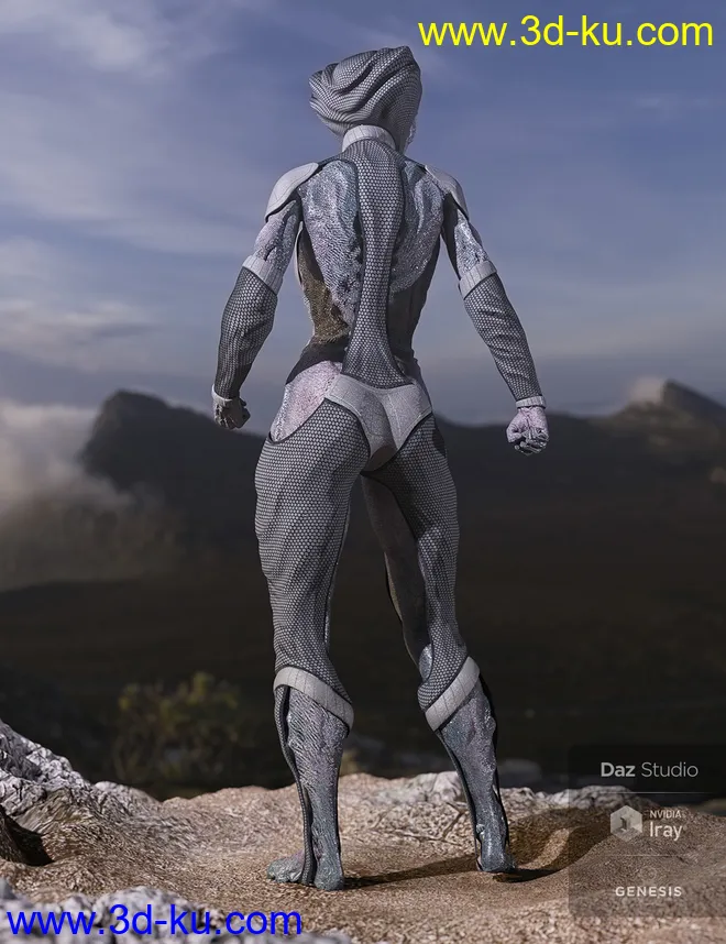 Oumua HD Alien Creature for Genesis 8 Female模型的图片10