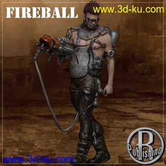 3D打印模型Outlanders - Fireball - for DS and Genesis 8 Male的图片