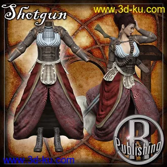 3D打印模型Outlanders - Mama Shotgun - for DazStudio and Genesis 8 Female的图片