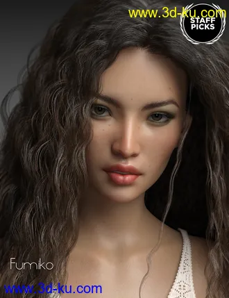3D打印模型P3D Fumiko for Genesis 8 Female的图片