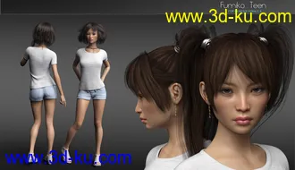 3D打印模型P3D Fumiko for Genesis 8 Female的图片