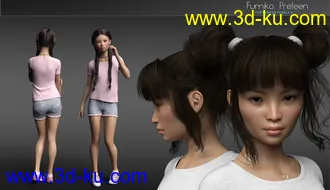 3D打印模型P3D Fumiko for Genesis 8 Female的图片