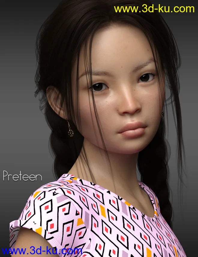 P3D Fumiko for Genesis 8 Female模型的图片8