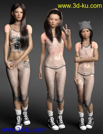3D打印模型P3D Fumiko for Genesis 8 Female的图片
