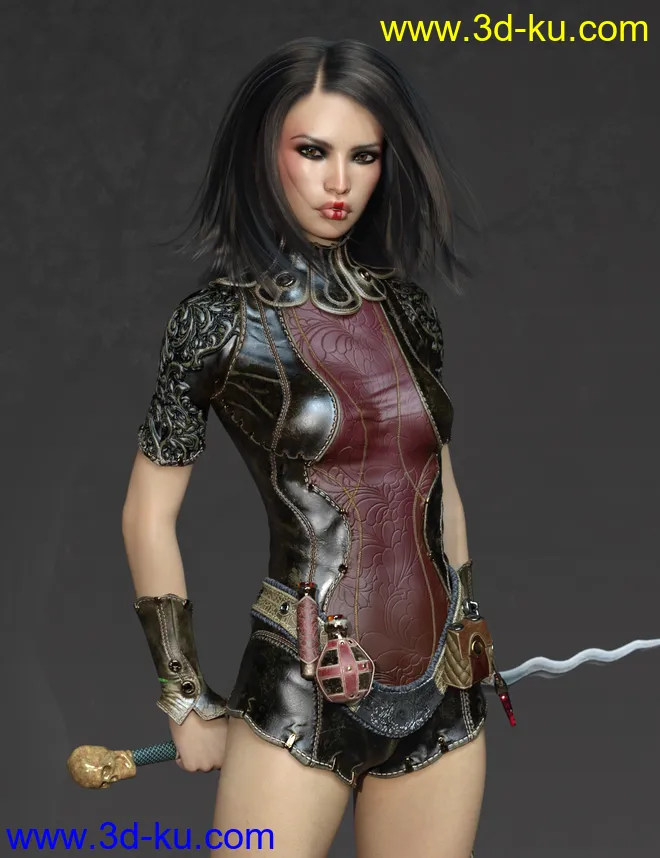 P3D Fumiko for Genesis 8 Female模型的图片10