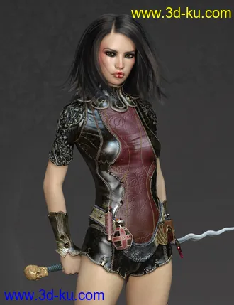 3D打印模型P3D Fumiko for Genesis 8 Female的图片
