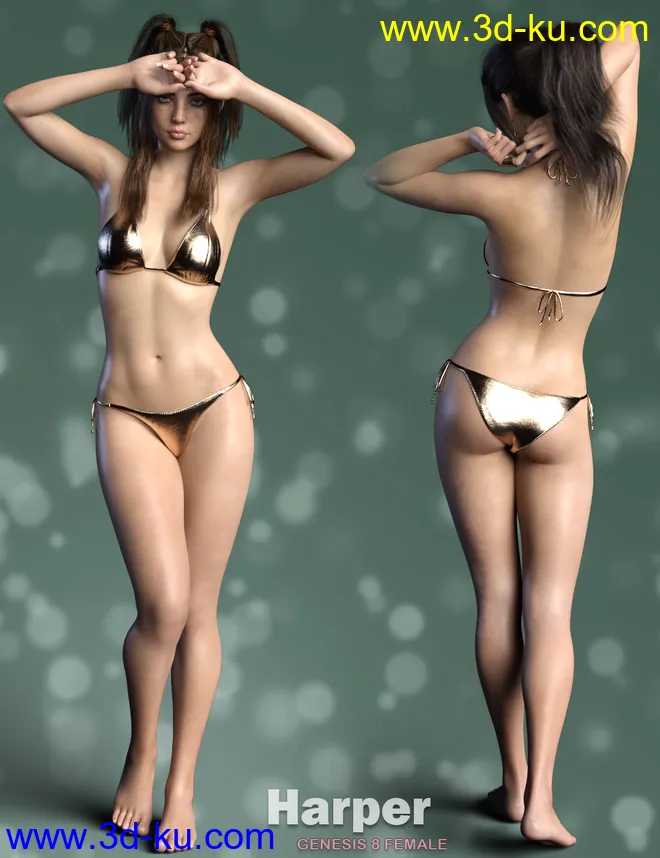 P3D Harper for Genesis 8 Female模型的图片7