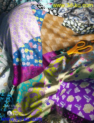 3D打印模型Paisley and Patterns Iray Shaders的图片