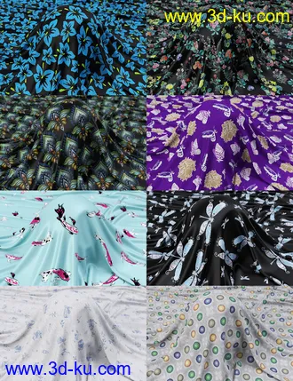 3D打印模型Paisley and Patterns Iray Shaders的图片