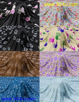 3D打印模型Paisley and Patterns Iray Shaders的图片