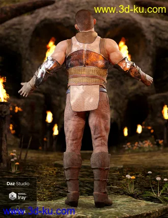 3D打印模型Paladin of Solitude Outfit for Genesis 8 Male(s)的图片