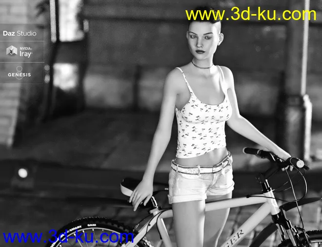 Palmira for Genesis 3 and 8 Female模型的图片4
