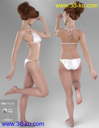 3D打印模型Palmira for Genesis 3 and 8 Female的图片