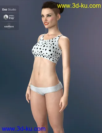 3D打印模型Palmira for Genesis 3 and 8 Female的图片