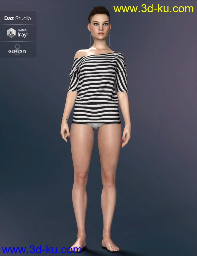 Palmira for Genesis 3 and 8 Female模型的图片7