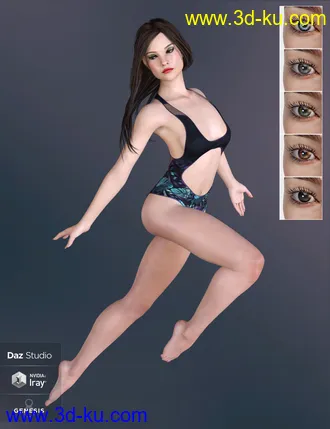 3D打印模型Palmira for Genesis 3 and 8 Female的图片