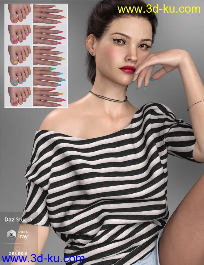 Palmira for Genesis 3 and 8 Female模型的图片12