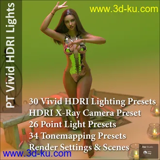 3D打印模型Paper Tiger's Vivid HDRI Lighting的图片
