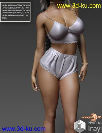 3D打印模型Partial Body Morphs G8F Vol 1的图片
