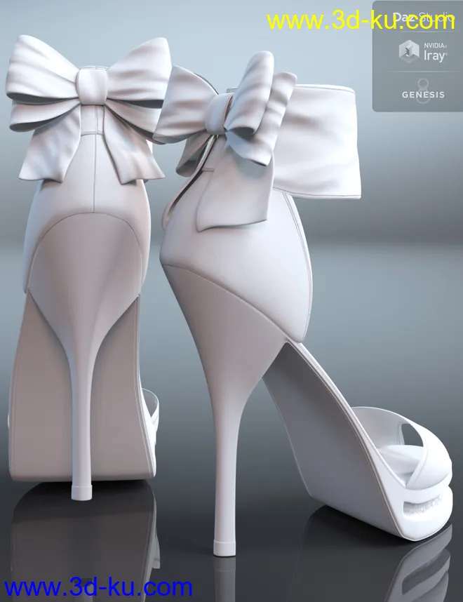 Party Shoes for Genesis 8 Female(s)模型的图片7