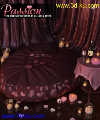 3D打印模型Passion for dForce Love Pillows的图片