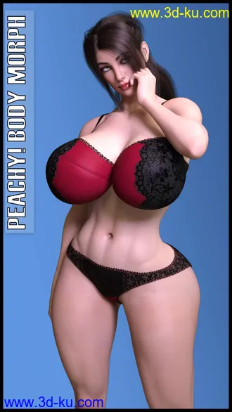 3D打印模型Peachy! Body Morph for Genesis 3 & Genesis 8的图片