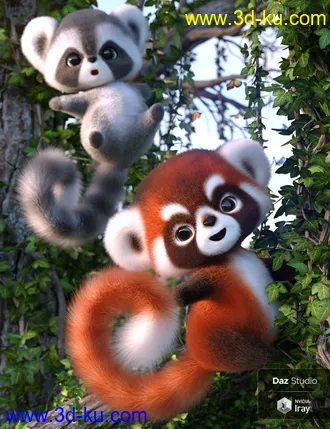 3D打印模型Ping the Ringtail - Plushies 2.0的图片