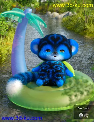 3D打印模型Ping the Ringtail - Plushies 2.0的图片