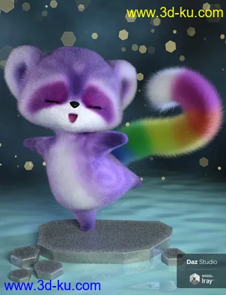 3D打印模型Ping the Ringtail - Plushies 2.0的图片