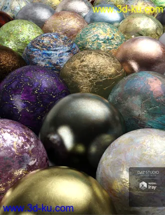 3D打印模型PL Semi Precious Iray Shaders的图片