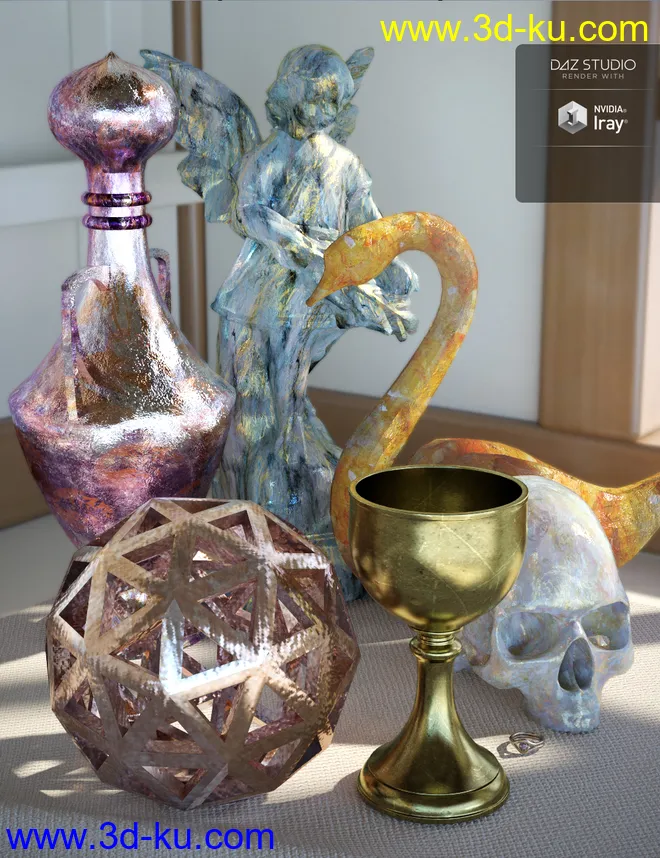PL Semi Precious Iray Shaders模型的图片2