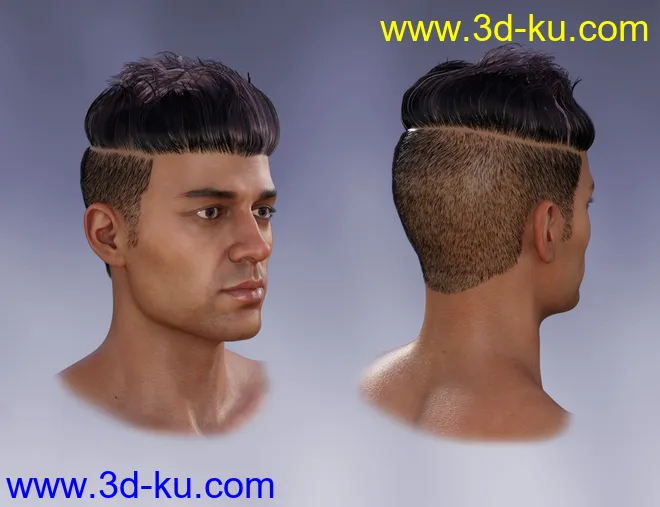 Pop Star Outfit and Hair for Diego 8 and Genesis 8 Male(s)模型的图片2