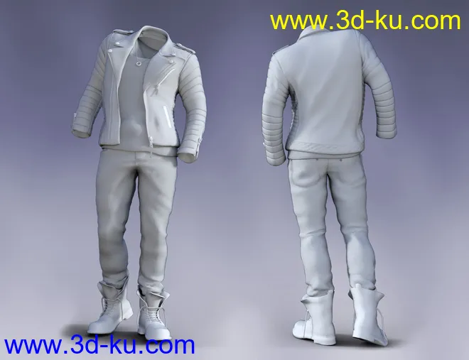 Pop Star Outfit and Hair for Diego 8 and Genesis 8 Male(s)模型的图片9