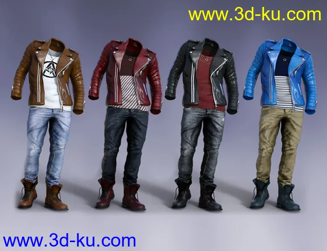 Pop Star Outfit and Hair for Diego 8 and Genesis 8 Male(s)模型的图片10