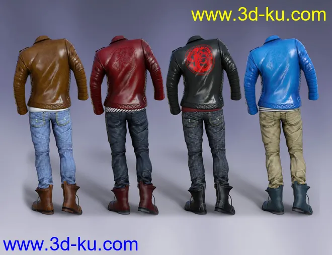 Pop Star Outfit and Hair for Diego 8 and Genesis 8 Male(s)模型的图片11