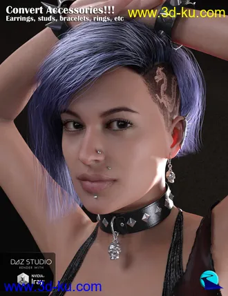 3D打印模型Props & Poses Converter from Genesis 3 Female to Genesis 8 Female的图片