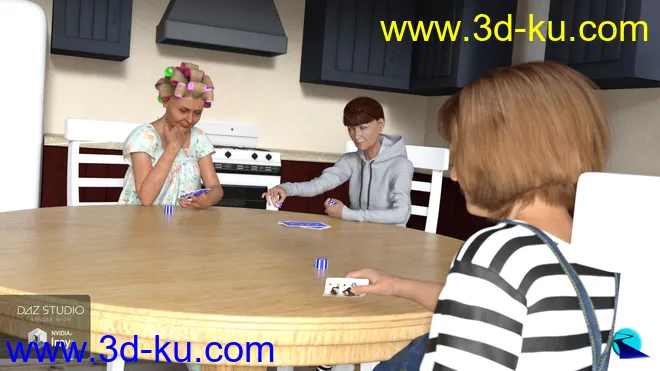 Props & Poses Converter from Genesis 3 Female to Genesis 8 Female模型的图片10